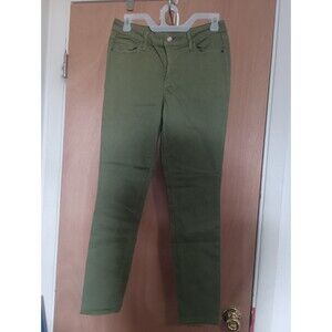 Old Navy Rockstar Super Skinny Mid-Rise Women sz 8 Medium Green Denim Jeans EUC